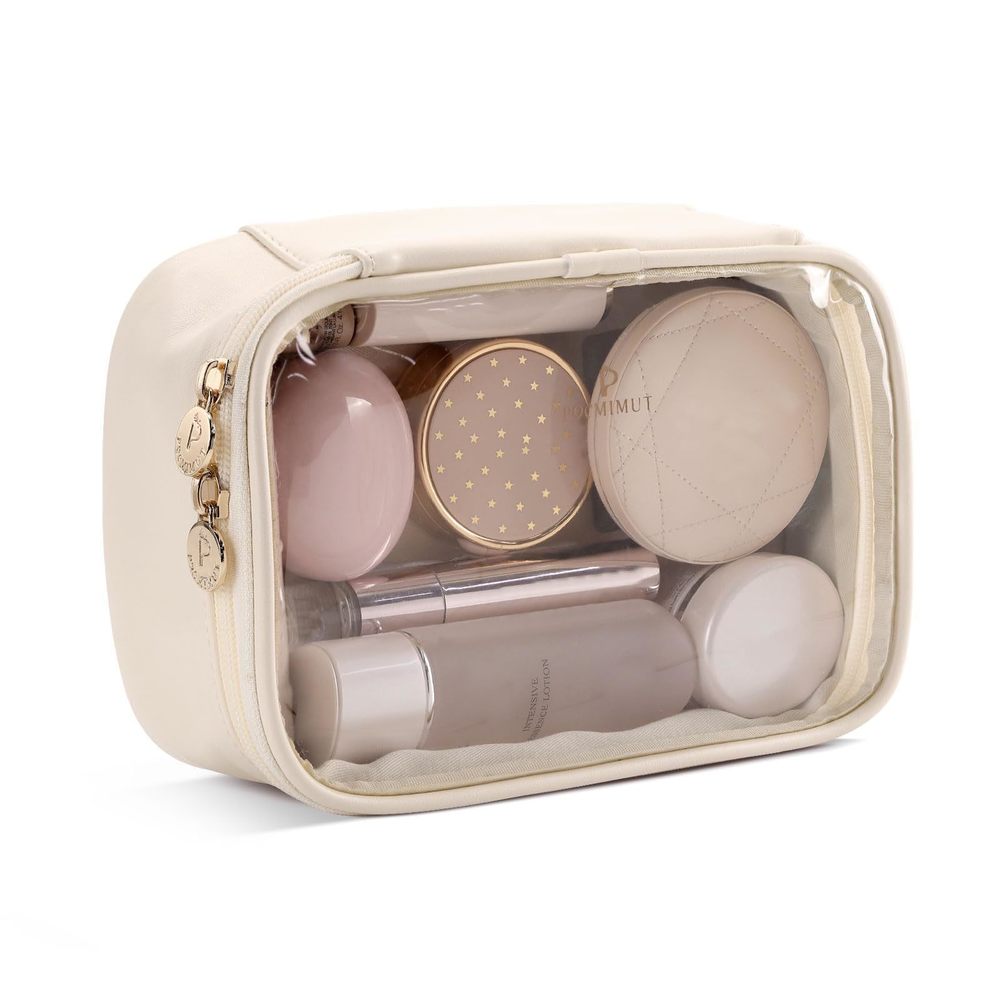 Makeup Bag,small Makeup Bag Tsa Approved Clear Toiletry Bag,makeup Case👋